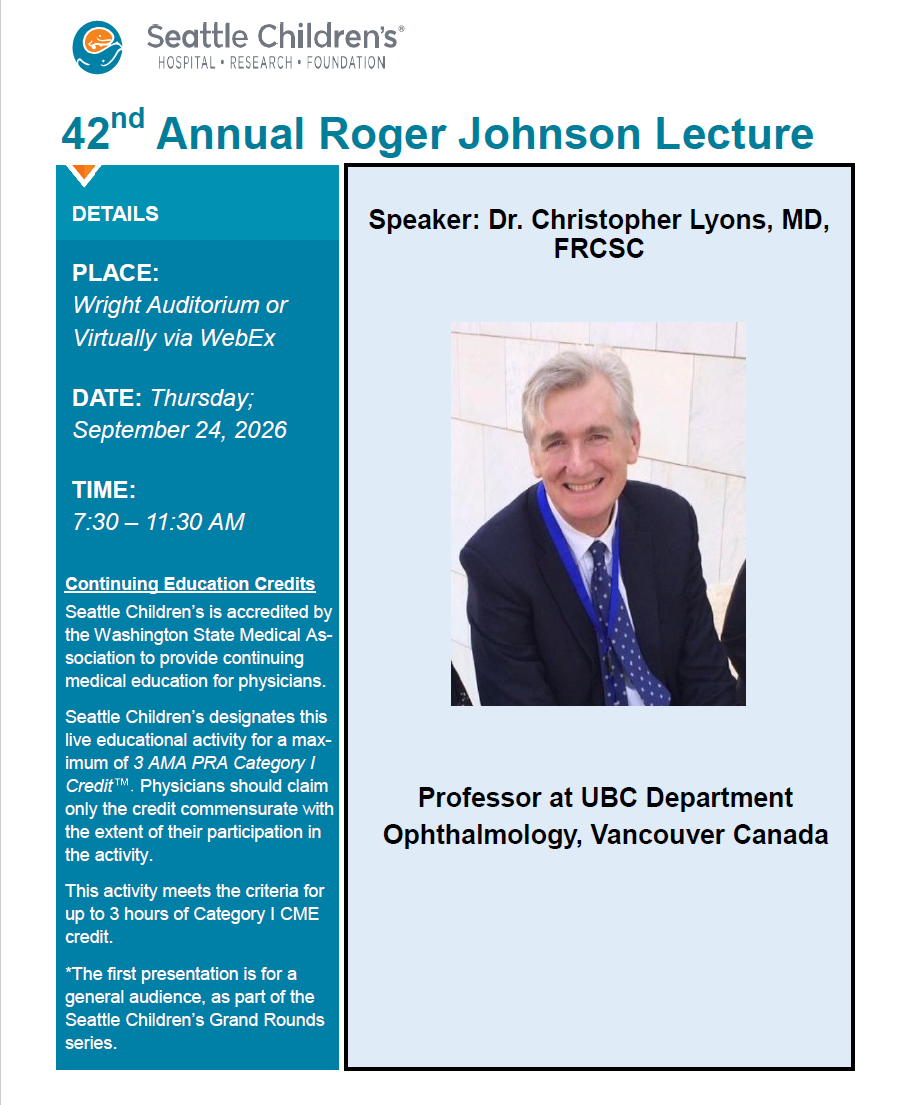 Roger Johnson Lecture